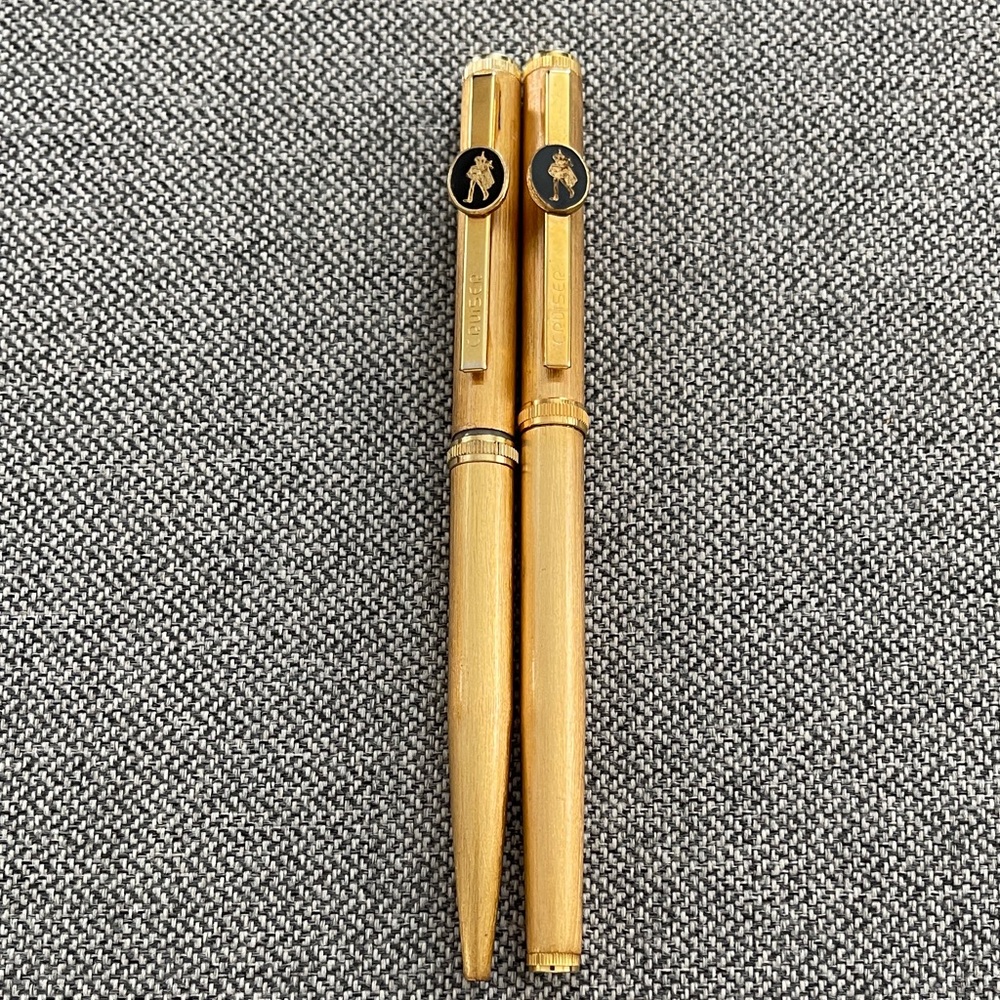Vintage Cruiser Gold Plated Fountain Pen & Ball Pen Set
